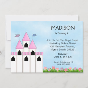 Princess Birthday/Tea Invitations