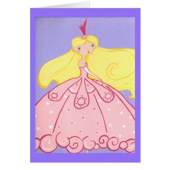 Princess Birthday Wishes Card