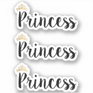Princess Black Script Font Crown