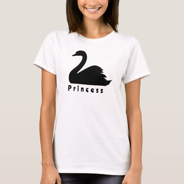 princess black swan T-Shirt (Front)