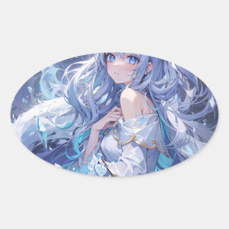 Princess blue sticker