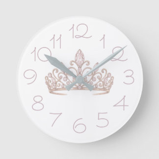 Princess Blush Pink Clock