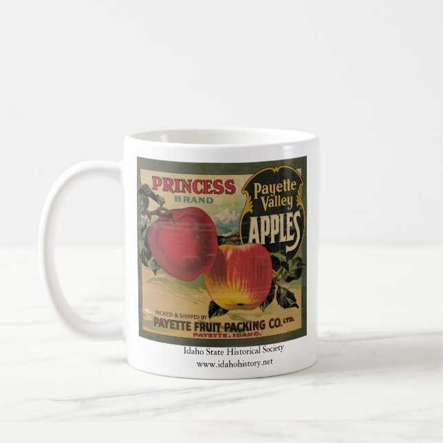 Princess Brand Payette Valley Apples Coffee Mug (Left)