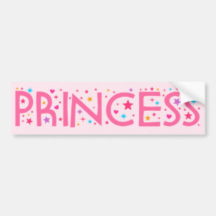 Princess bumper sticker