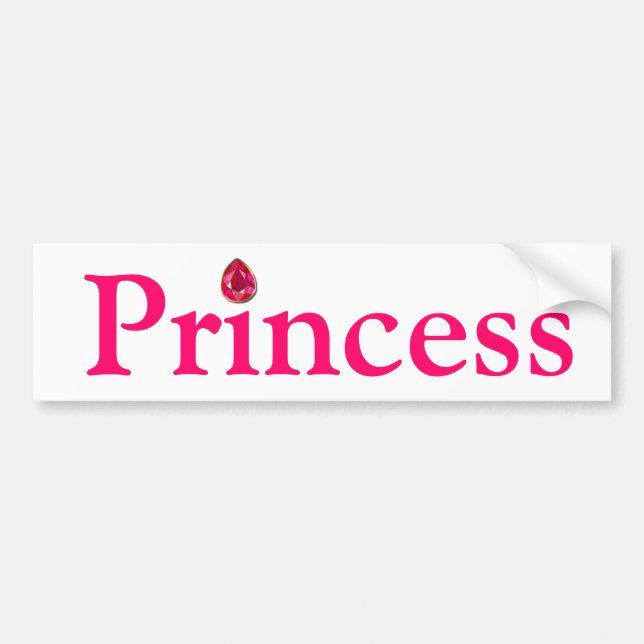 Princess Bumper sticker (Front)