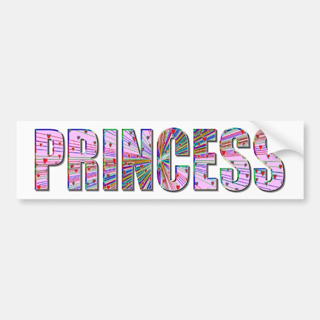 Princess Bumper Sticker (Front)