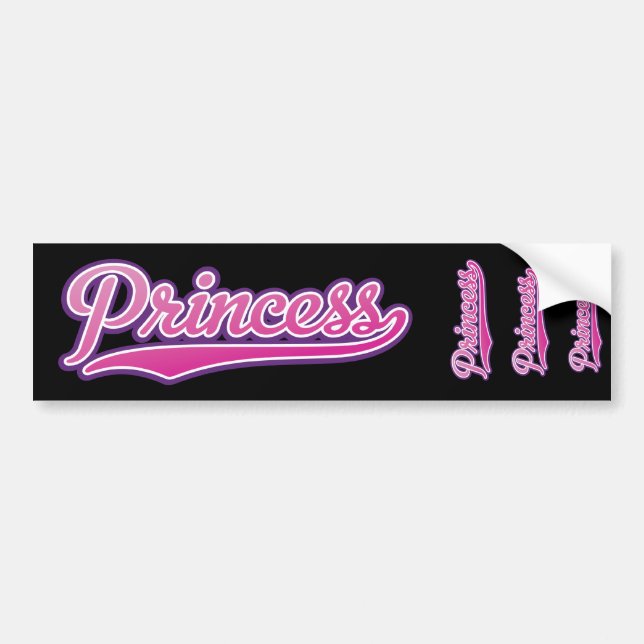 Princess Bumper Sticker (Front)