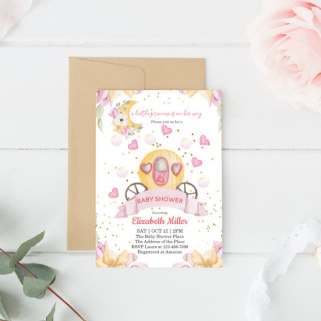 Princess Carriage Baby Shower (Creator Uploaded)
