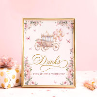 Princess Carriage Drinks Please Help Yourself