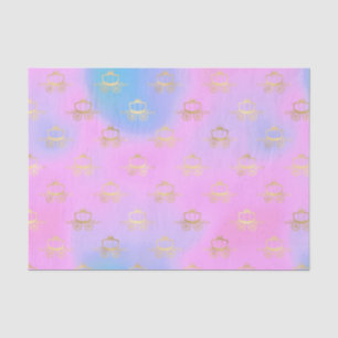 Princess Carriage Pastel  Tissue Paper