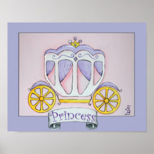 Princess Carriage Poster