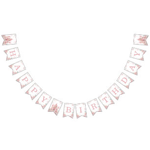 Princess Castle Birthday Banner Pennants