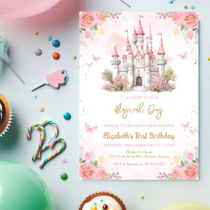 Princess Castle Birthday Invitation