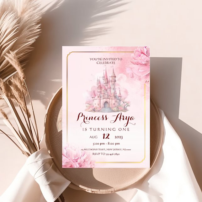 Princess Castle Birthday Invitation (Creator Uploaded)