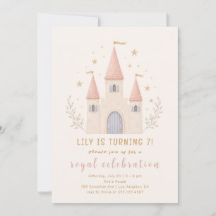 Princess Castle Birthday Invitation