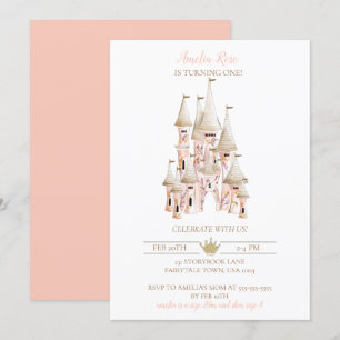 Princess Castle Birthday Invitation