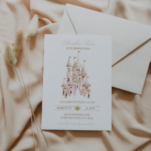 Princess Castle Birthday Invitation Girls Invite