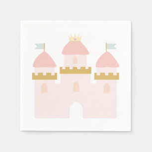 Princess Castle Birthday Napkin