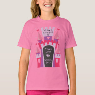 PRINCESS CASTLE Birthday Party T-Shirt