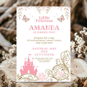 Princess Castle Fairytale Birthday Enchantment Invitation