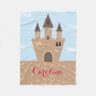 Princess Castle Fleece Blanket