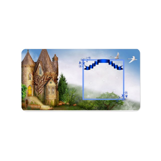 Princess Castle Hershey Miniature Candy Wrapper Label (Front)