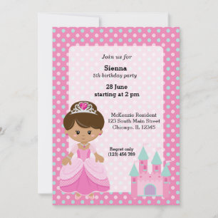 Princess & Castle Invitation