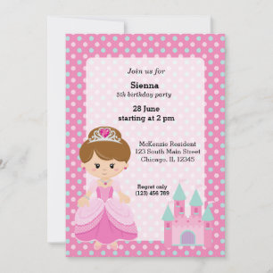 Princess & Castle Invitation