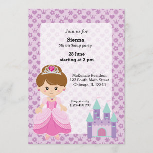 Princess & Castle Invitation