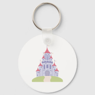 Princess Castle Key Ring