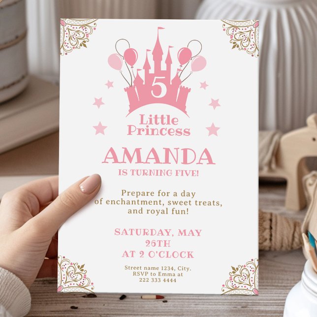 Princess Castle Magical Birthday Bash Invitation (Creator Uploaded)