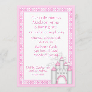 Princess Castle Party Invitation