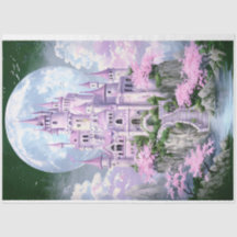Princess Castle pInk Colors Tissue Paper