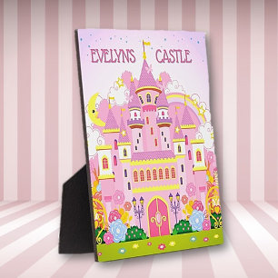 Princess Castle room decor tabletop plaque