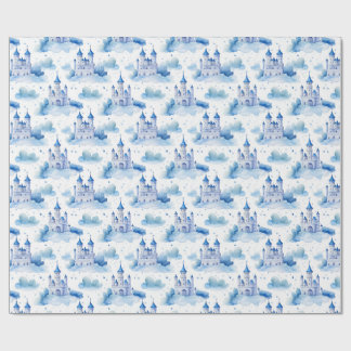 Princess Castle Seamless Pattern Wrapping Paper