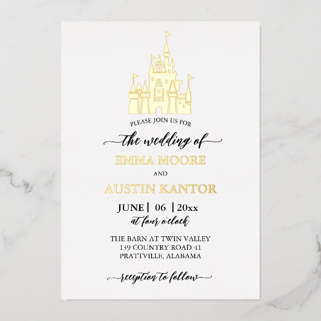 Princess Castle Wedding (Front)