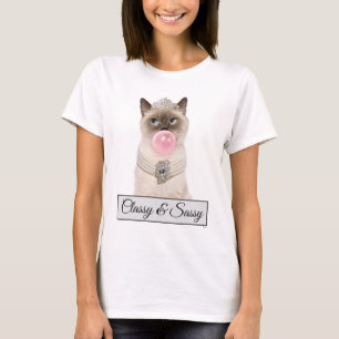 Princess Cat Blowing Bubble Gum T-Shirt