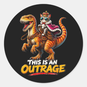 Princess Cat Do Gold Womens Mens Classic Round Sticker