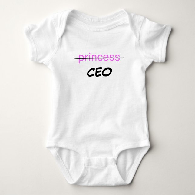 Princess CEO Baby Bodysuit (Front)