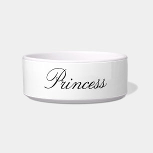 Princess Ceramic Pet Bowl
