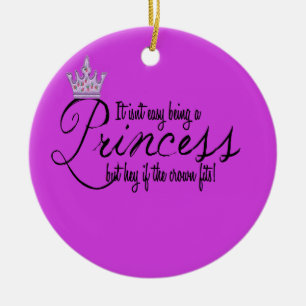 Princess Ceramic Tree Decoration
