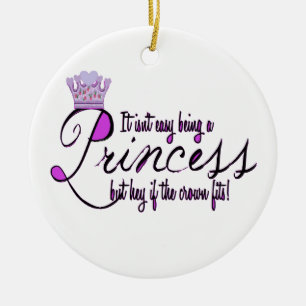Princess Ceramic Tree Decoration