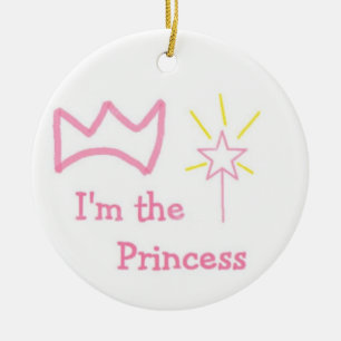 Princess Ceramic Tree Decoration