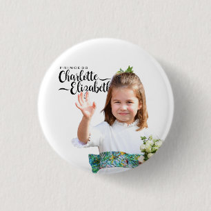 Princess  Charlotte Elizabeth  6th Birthday Magnet 3 Cm Round Badge