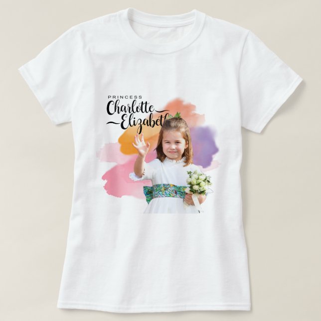 Princess Charlotte Elizabeth 6th Birthday T-Shirt (Design Front)