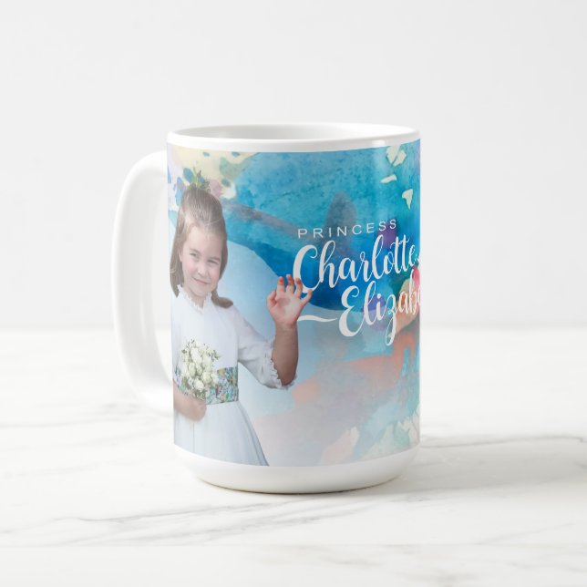 Princess Charlotte Elizabeth 6th Year Coffee Mug (Front Left)