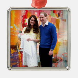 Princess Charlotte Elizabeth Diana Metal Tree Decoration