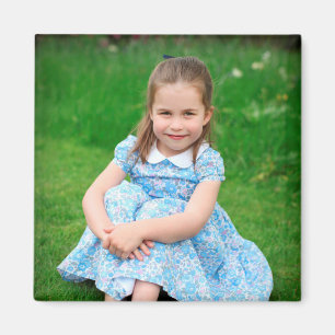 Princess Charlotte - Fourth Birthday Magnet