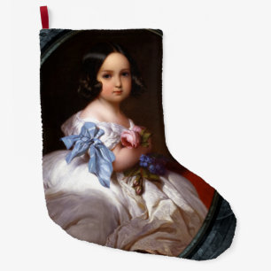 Princess Charlotte of Belgium by Franz Xaver Winte Large Christmas Stocking