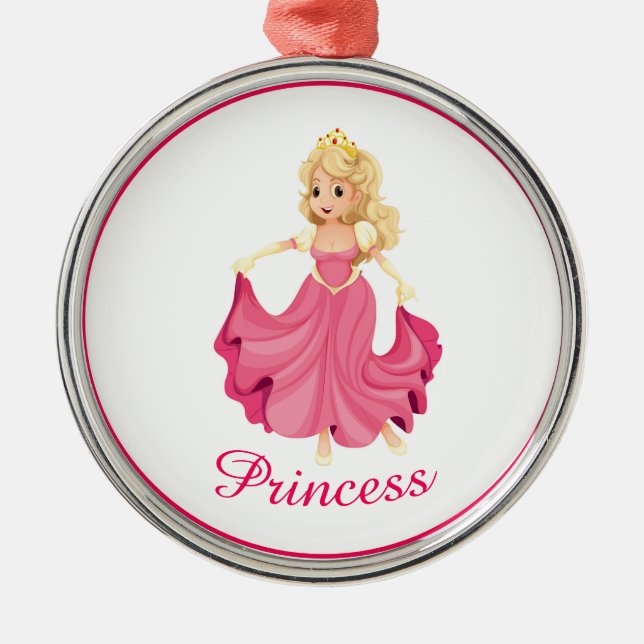 Princess Christmas Ornament (Front)